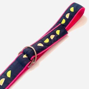 TOE GOZ Citrus Slice Motif Ribbon Loop Belt